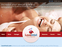 Tablet Screenshot of loveintel.com